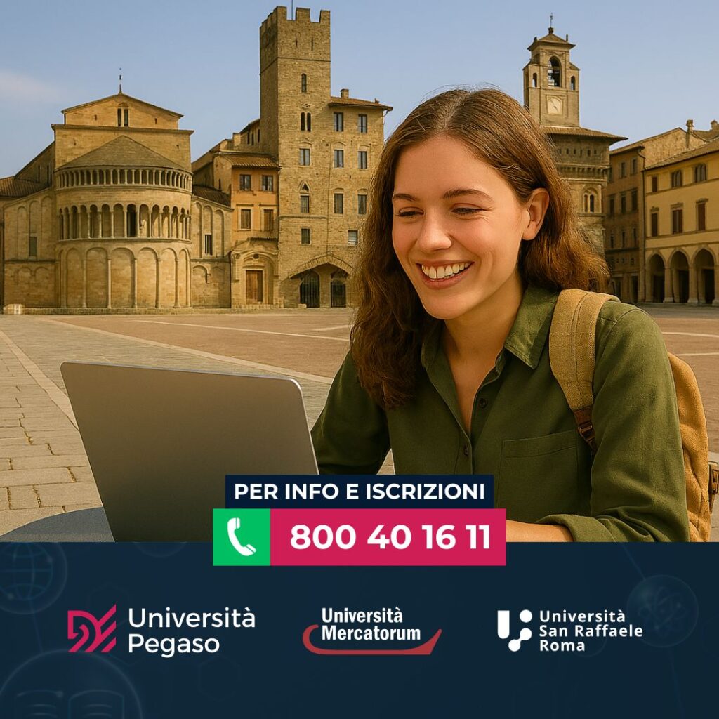 UniPegaso Arezzo – università online con orientamento e assistenza gratuita